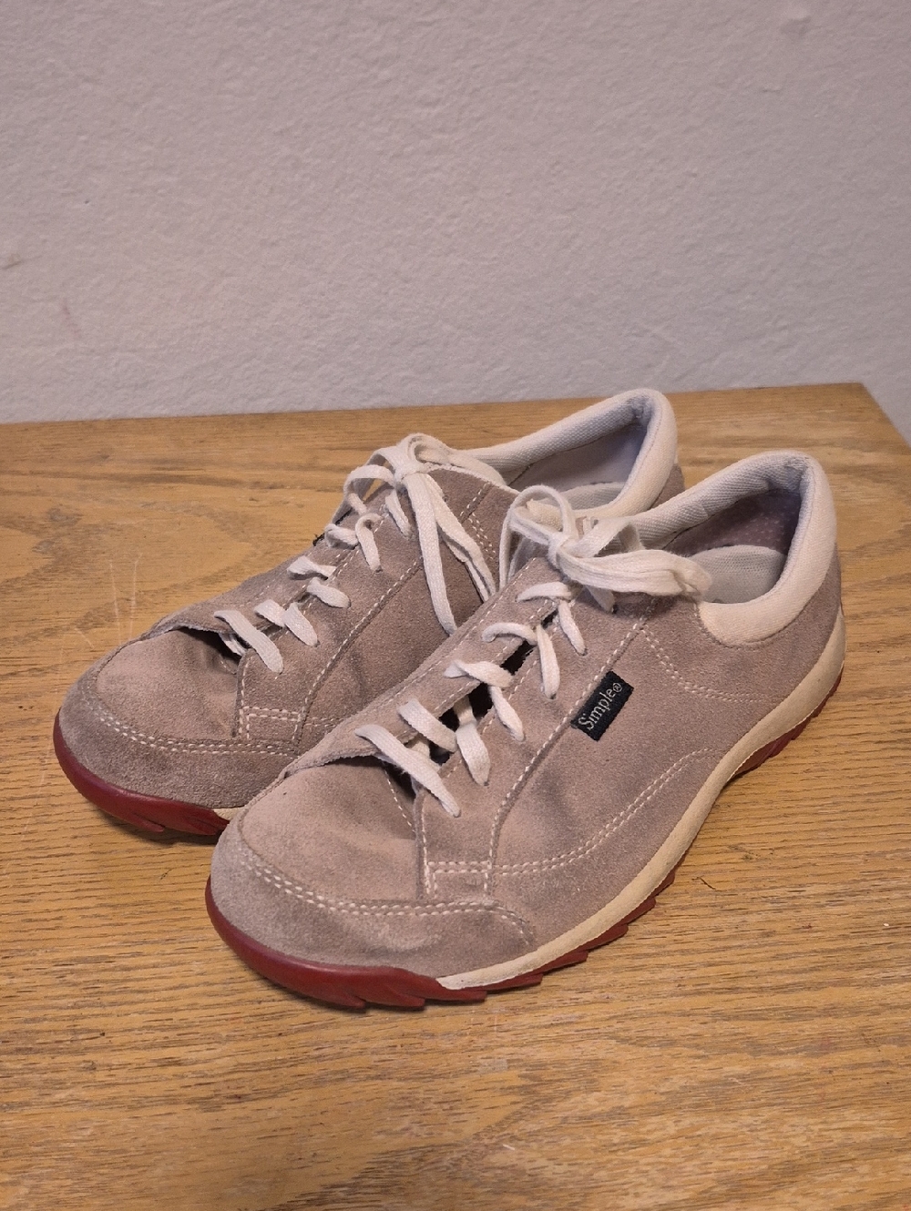 Simple Casual Suede Lace Up Fashion Sneakers Womens Shoes Size 7.5